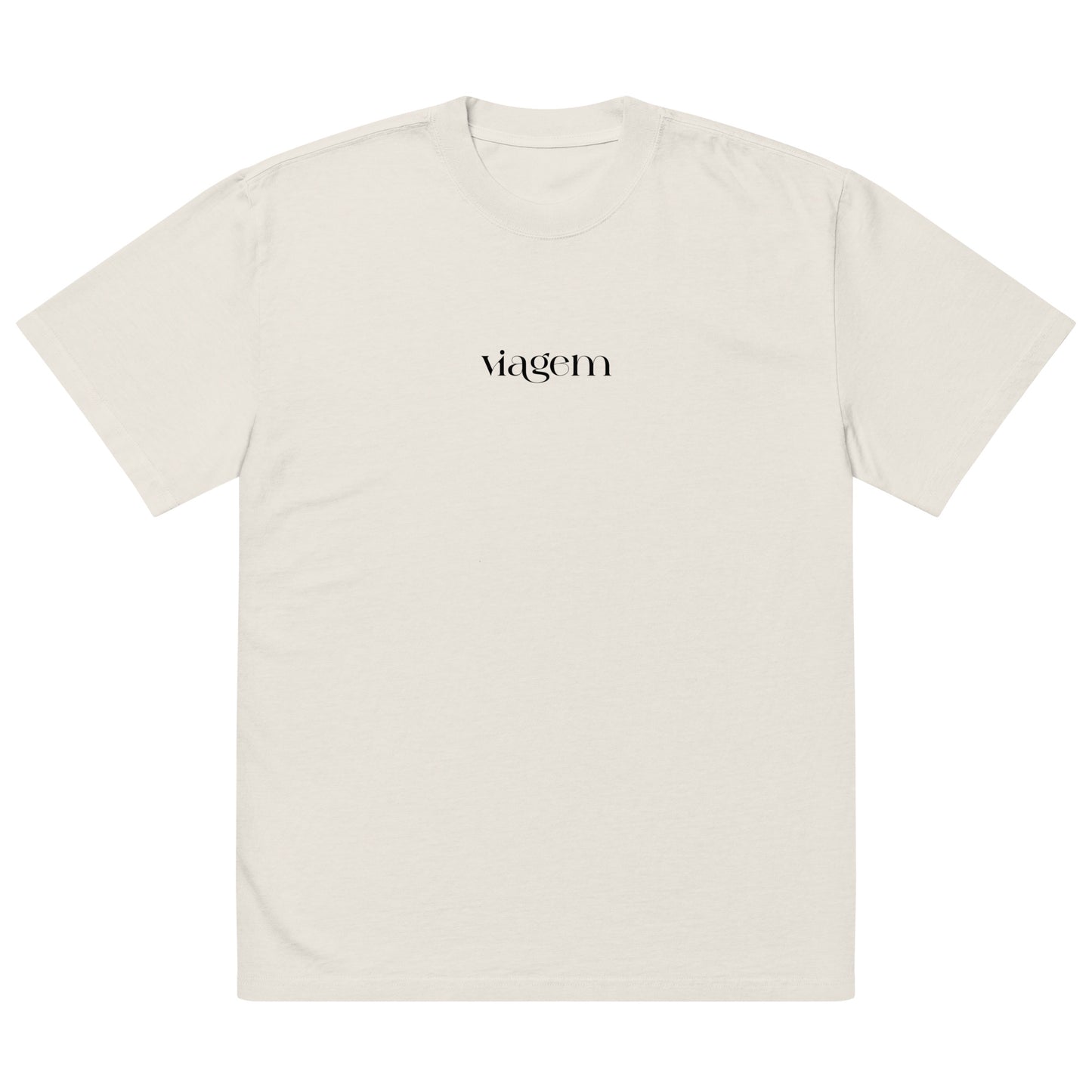 T-shirt oversized “Paris - Porto” personalizável
