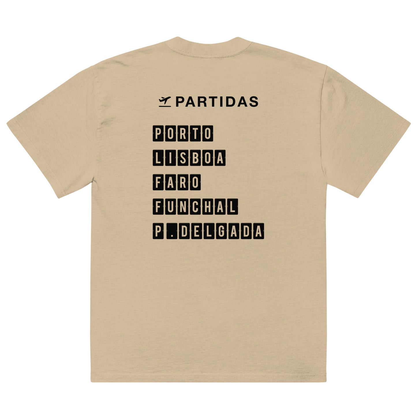 T-shirt oversized “Destino Portugal”