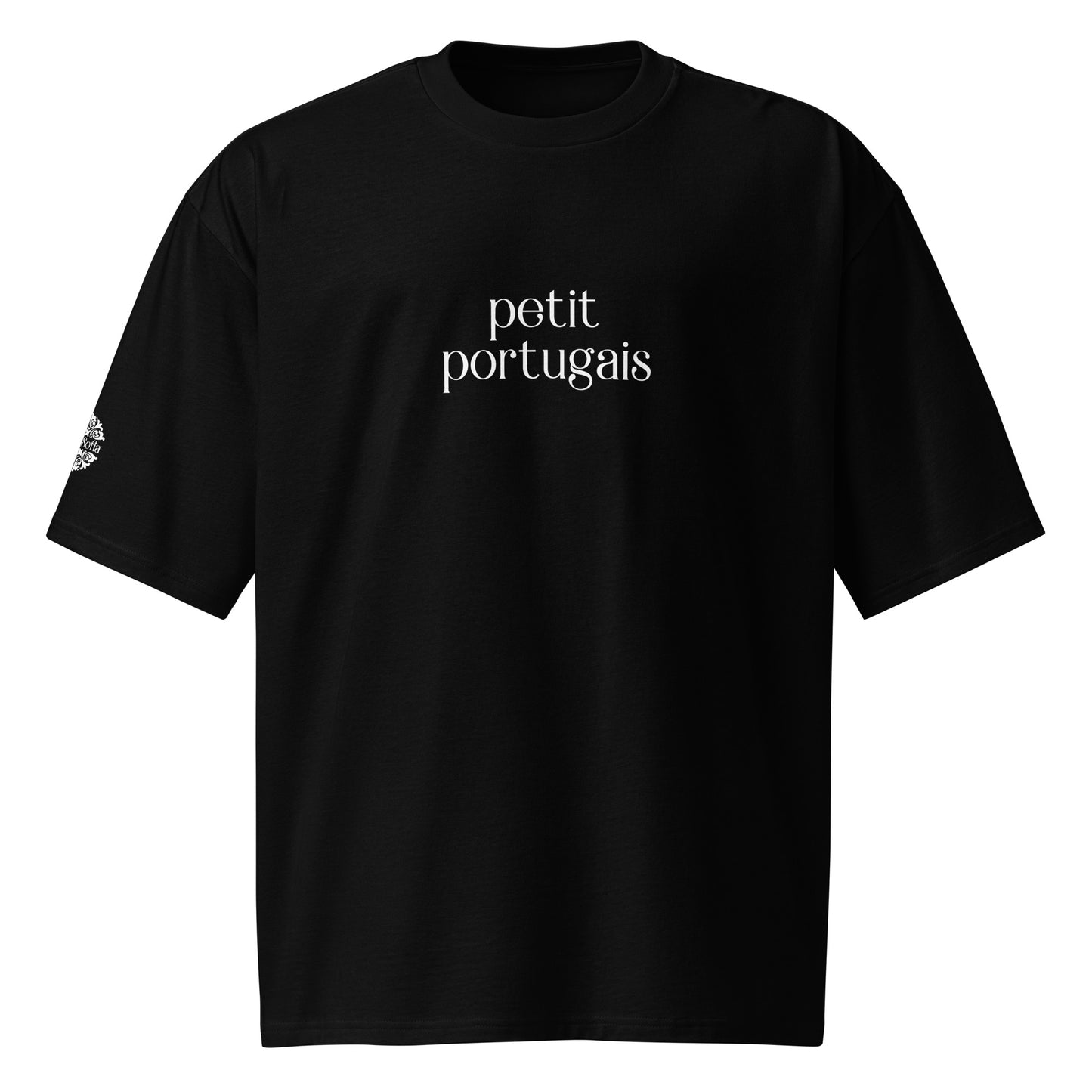 T-shirt oversized “Pequeno Português”