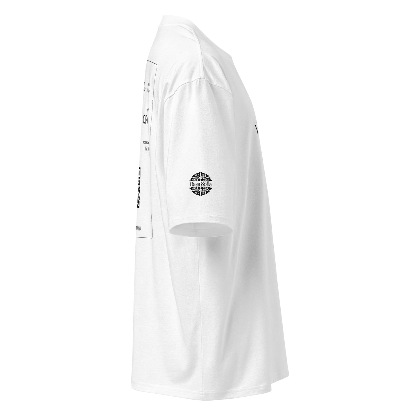 T-shirt oversize « Paris - Porto » personnalisable