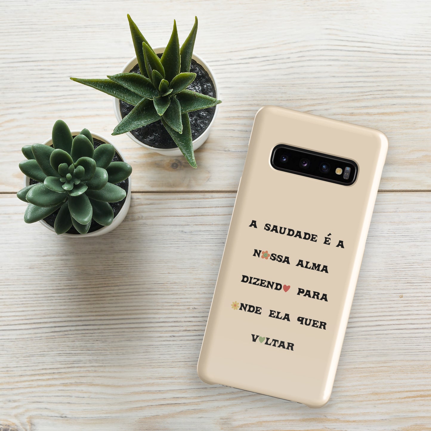 Coque Samsung rigide « A saudade é a nossa alma »