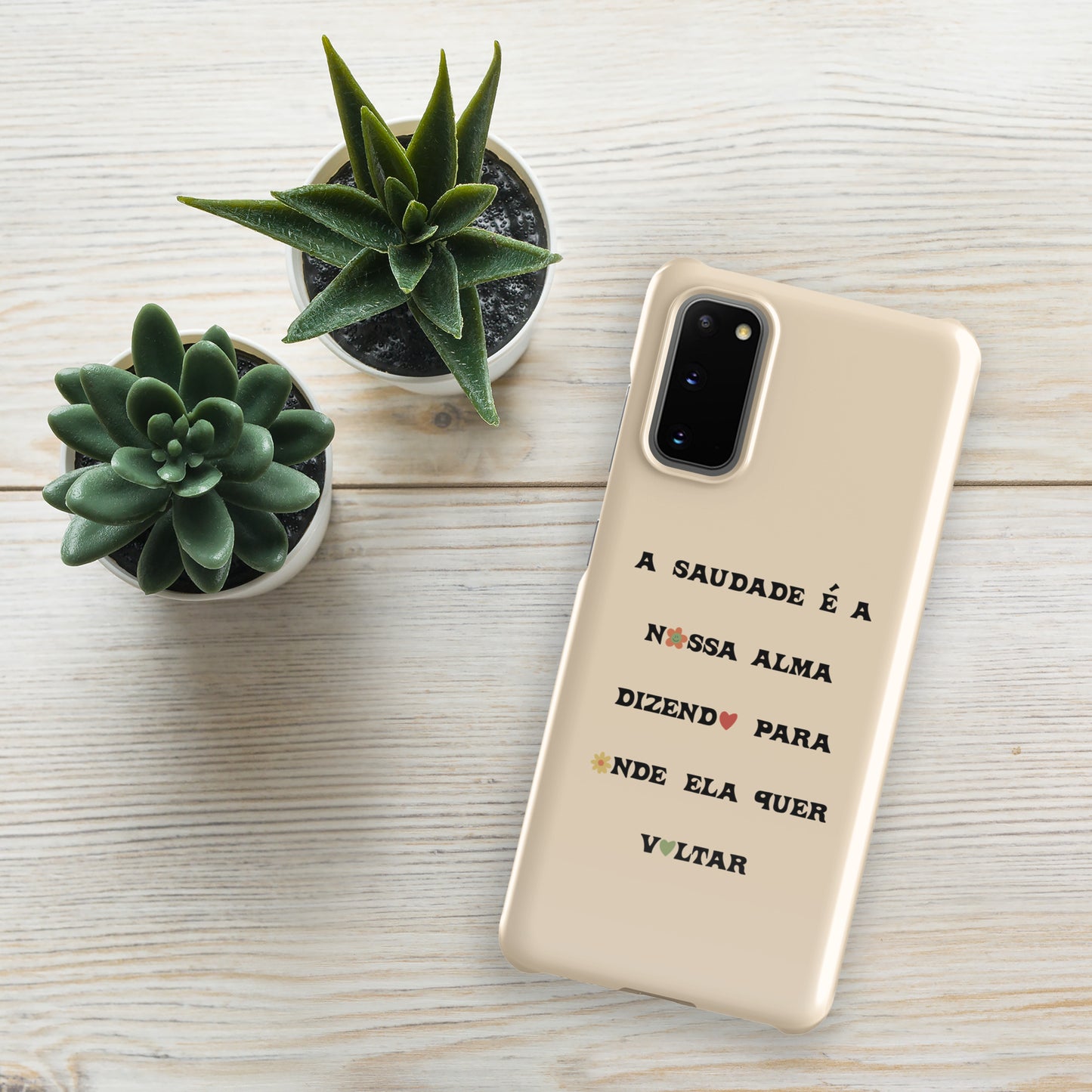 Coque Samsung rigide « A saudade é a nossa alma »
