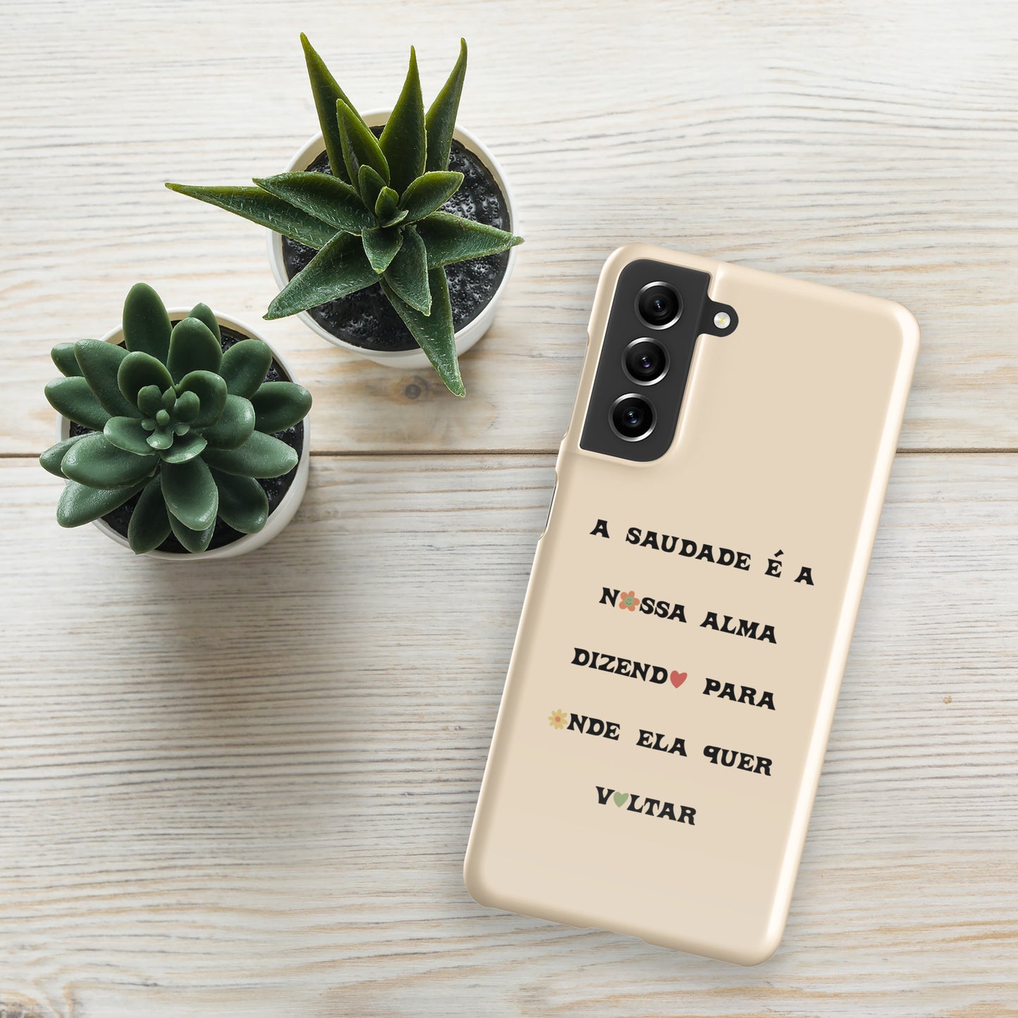 Coque Samsung rigide « A saudade é a nossa alma »