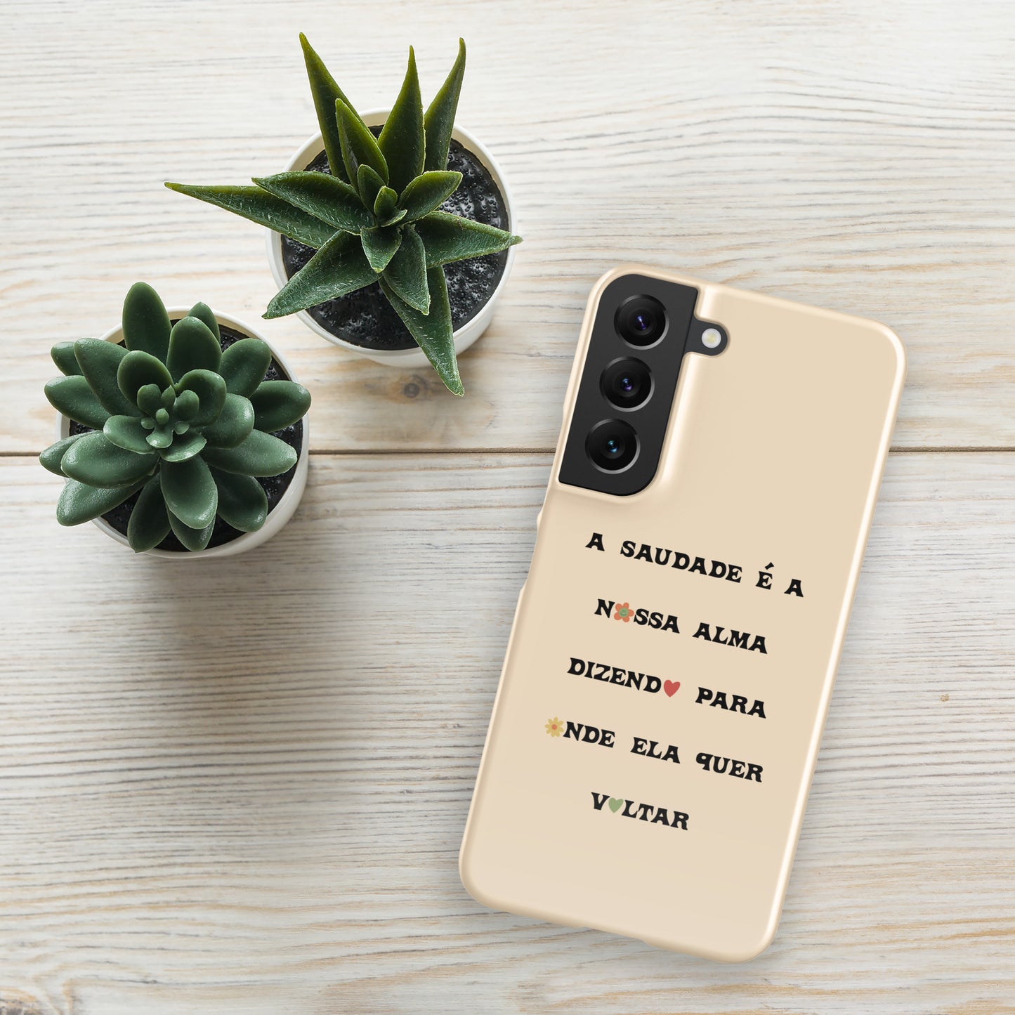 Coque Samsung rigide « A saudade é a nossa alma »