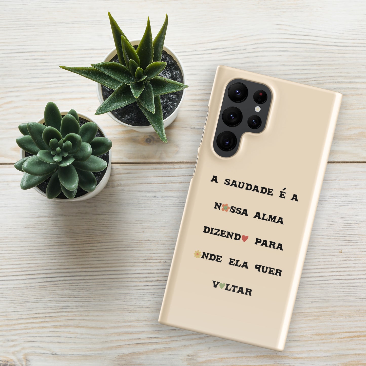 Coque Samsung rigide « A saudade é a nossa alma »