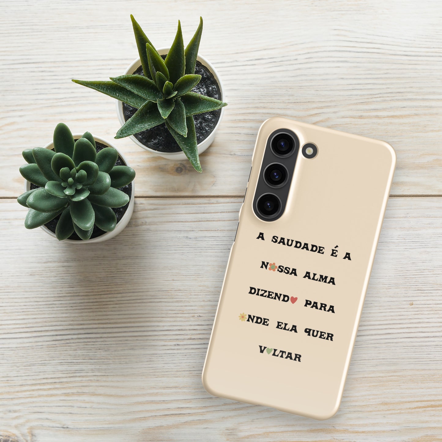 Coque Samsung rigide « A saudade é a nossa alma »