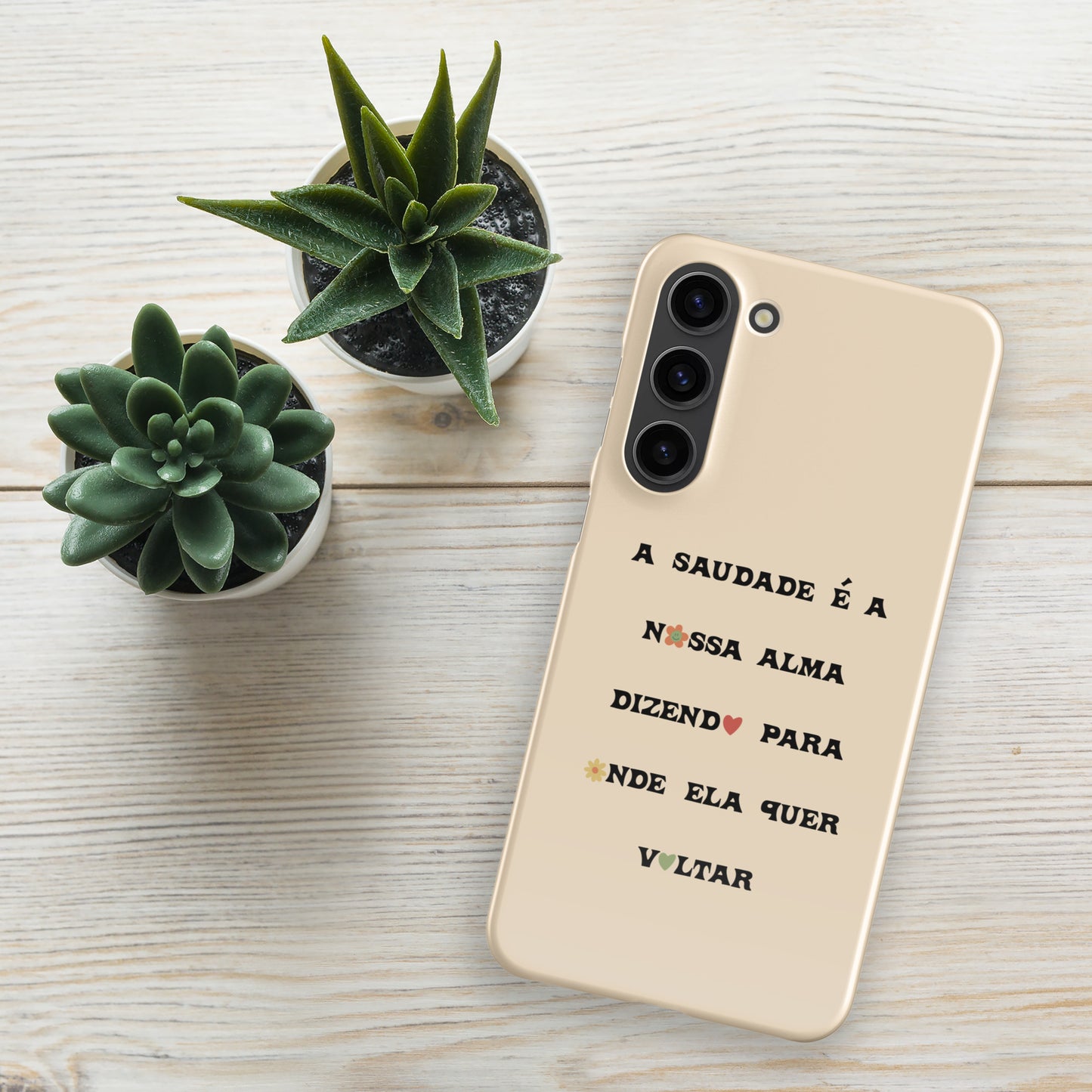 Coque Samsung rigide « A saudade é a nossa alma »