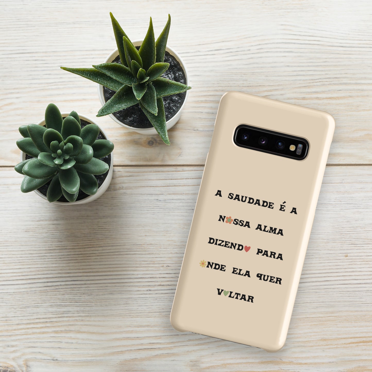Coque Samsung rigide « A saudade é a nossa alma »