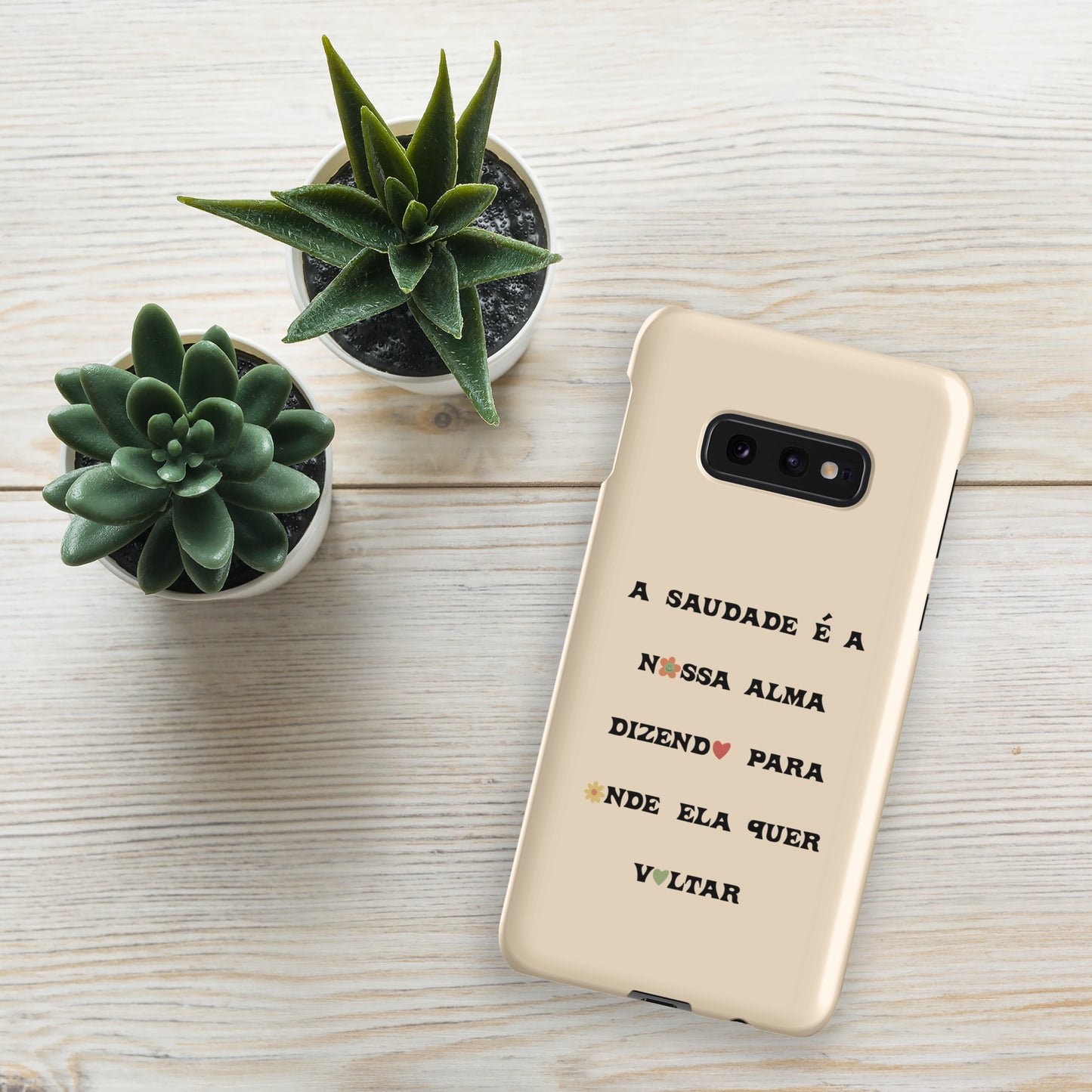 Coque Samsung rigide « A saudade é a nossa alma »