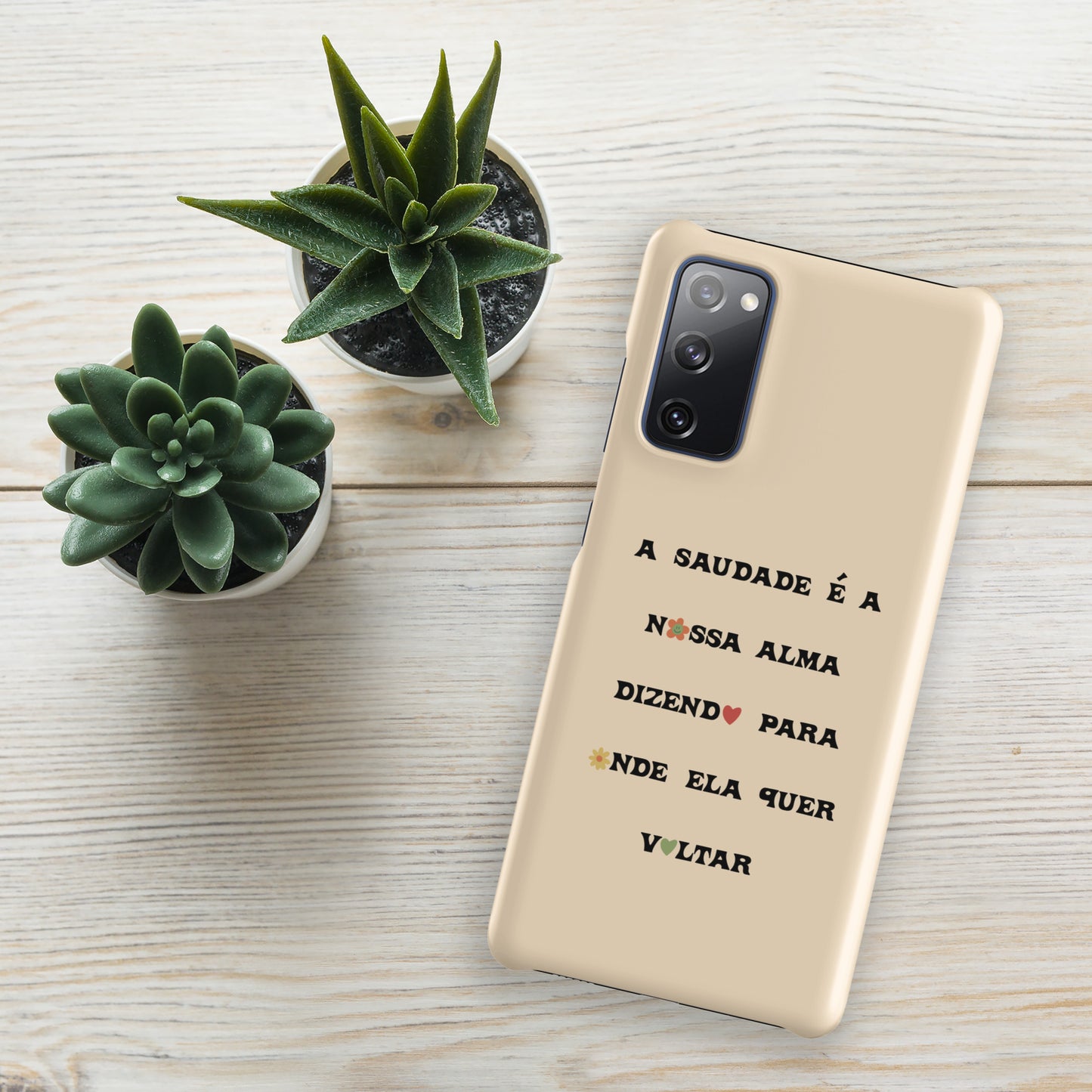 Coque Samsung rigide « A saudade é a nossa alma »