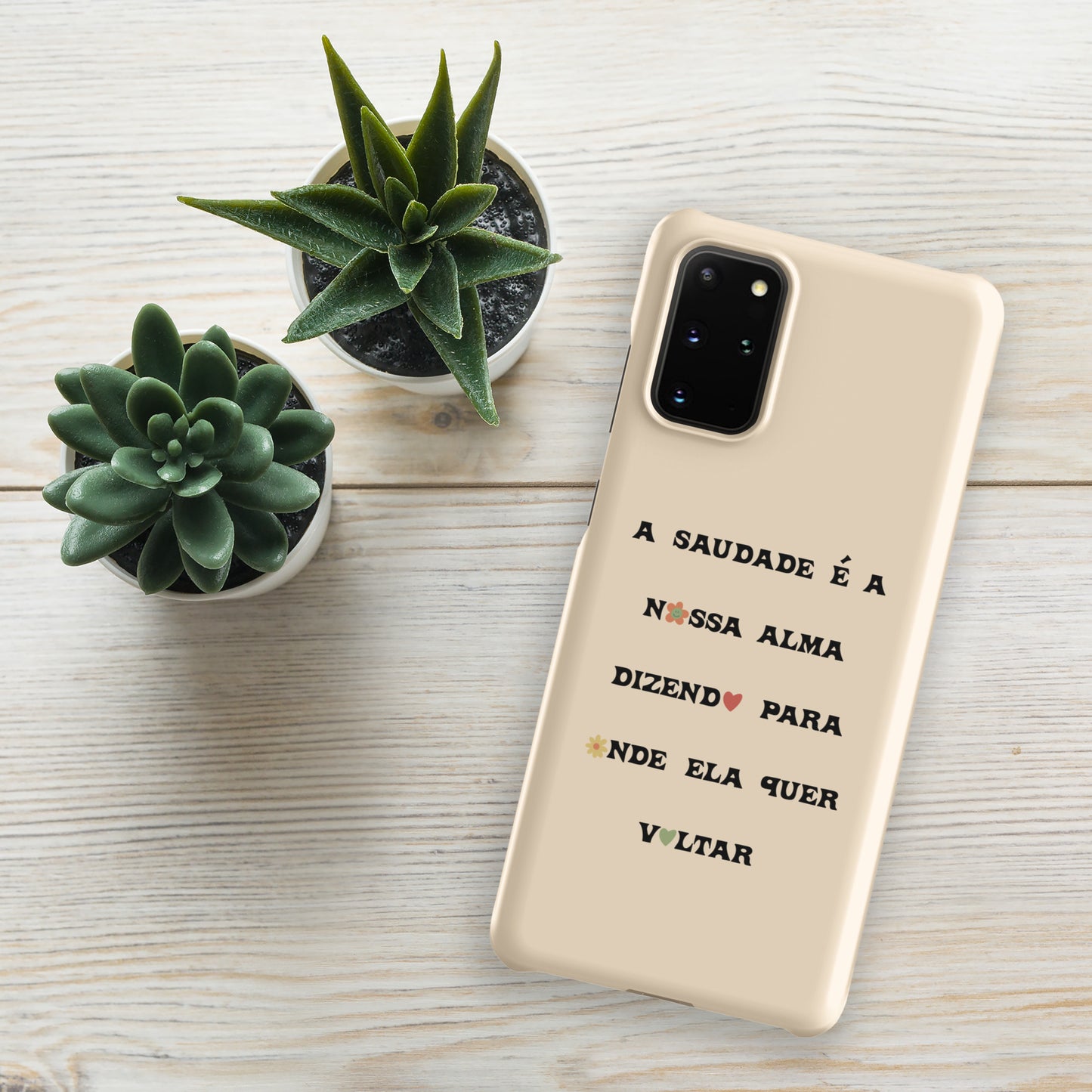 Coque Samsung rigide « A saudade é a nossa alma »