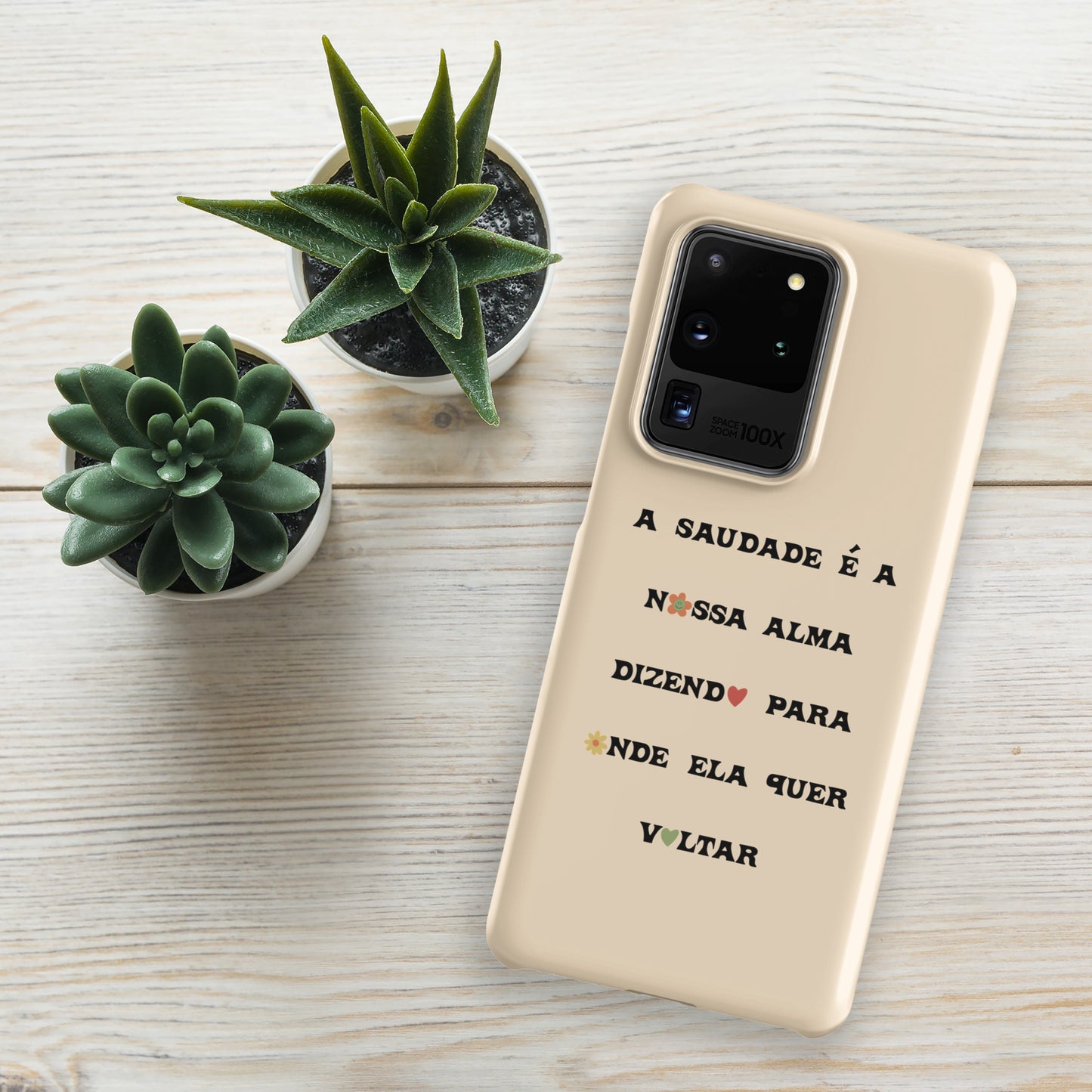 Coque Samsung rigide « A saudade é a nossa alma »