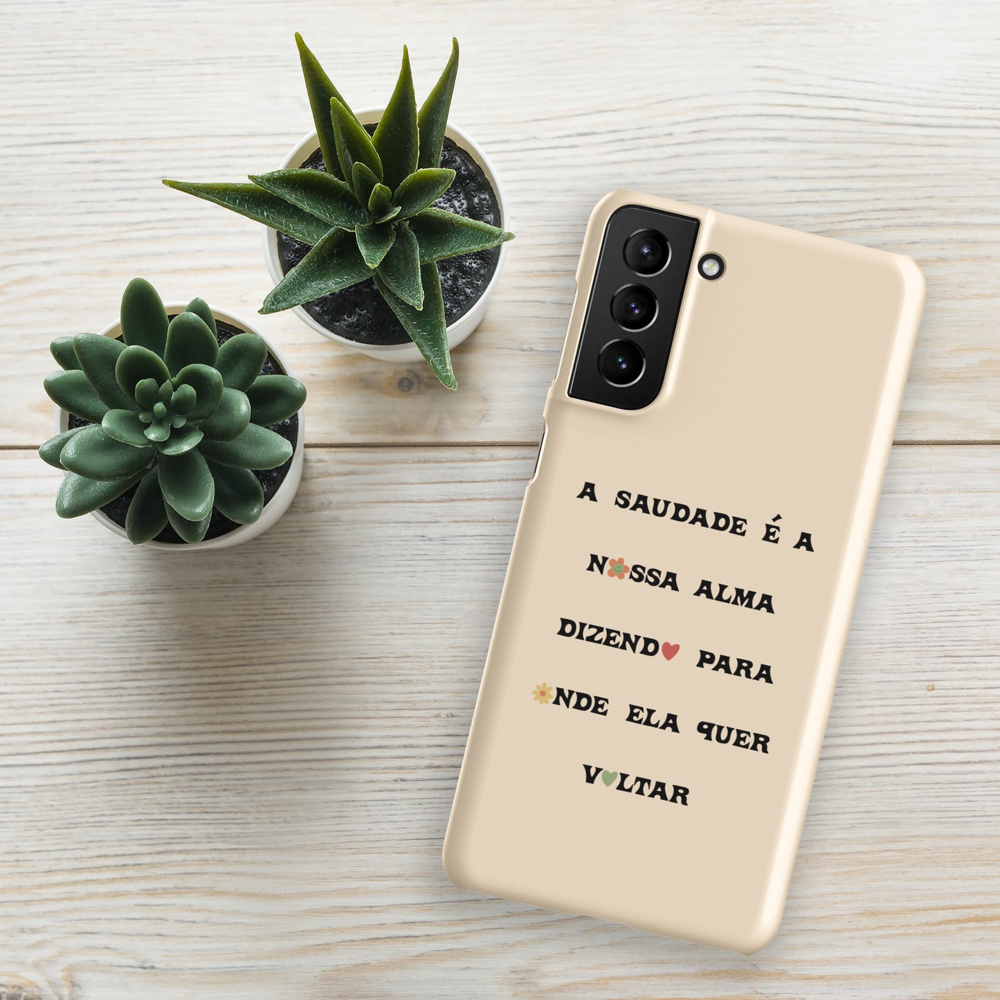 Coque Samsung rigide « A saudade é a nossa alma »