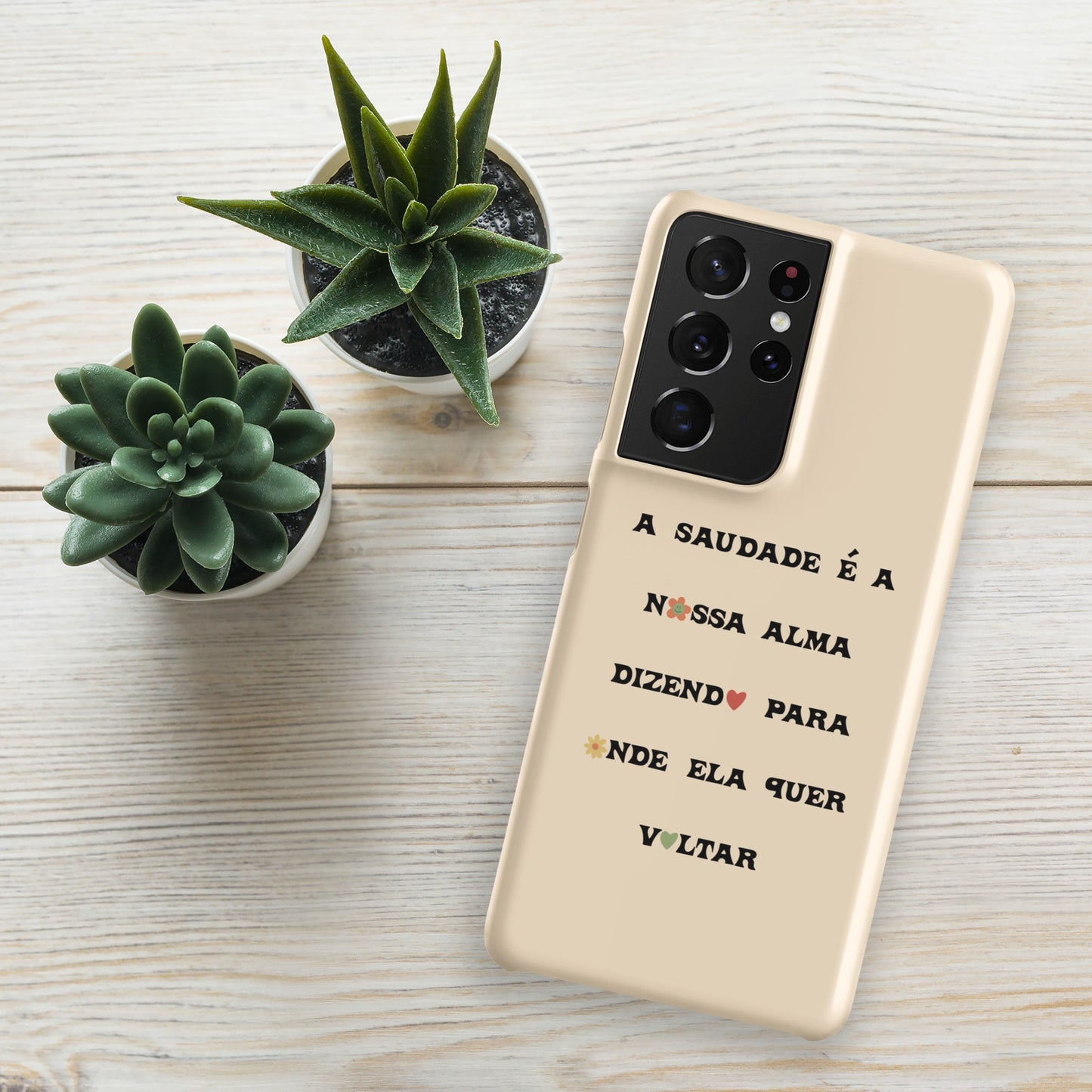 Coque Samsung rigide « A saudade é a nossa alma »