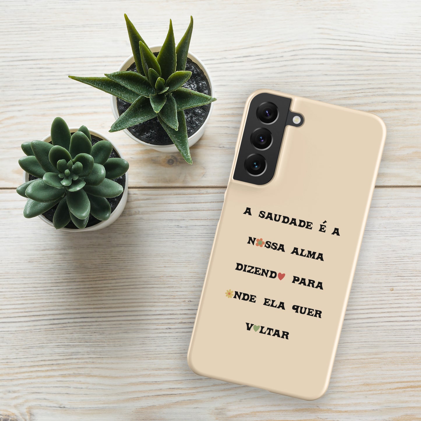 Coque Samsung rigide « A saudade é a nossa alma »