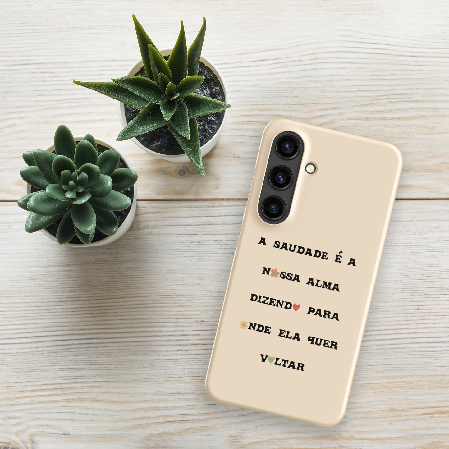 Coque Samsung rigide « A saudade é a nossa alma »