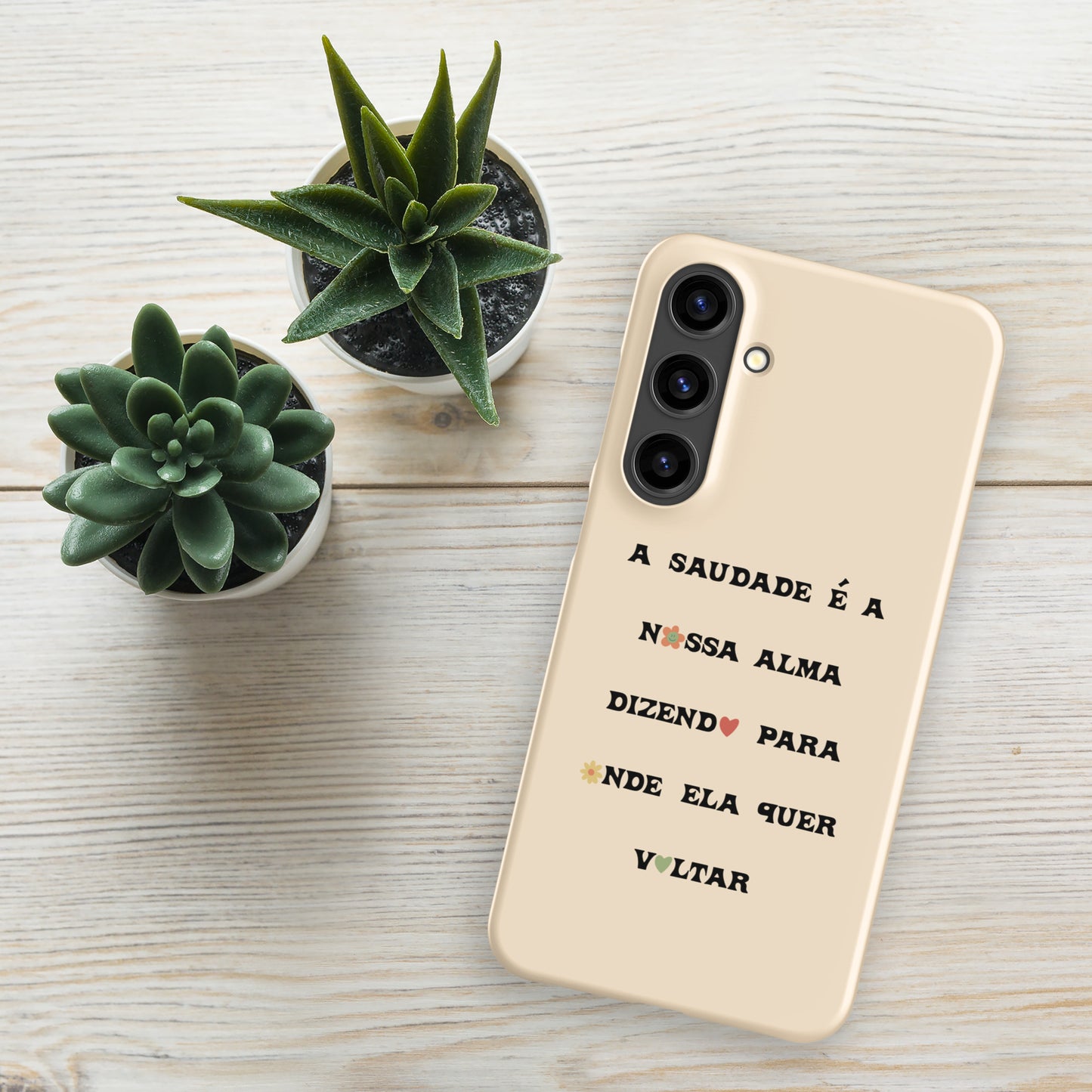 Coque Samsung rigide « A saudade é a nossa alma »