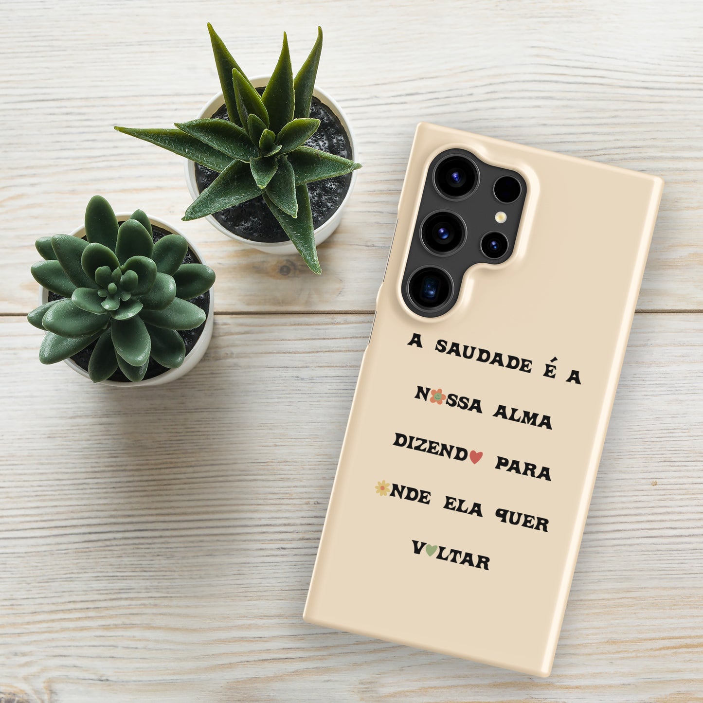 Coque Samsung rigide « A saudade é a nossa alma »
