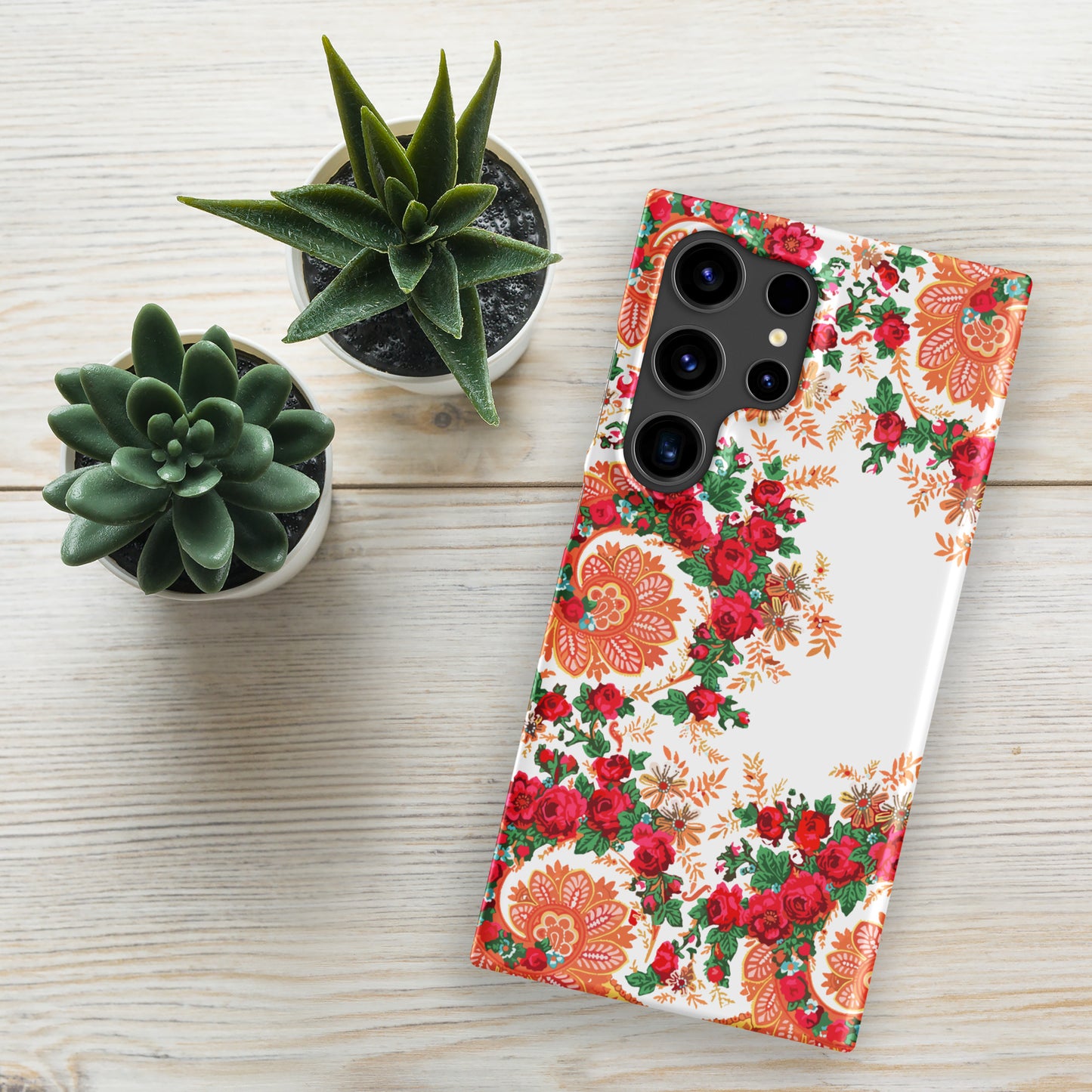 Coque Samsung rigide « Foulard portugais Minhoto blanc »