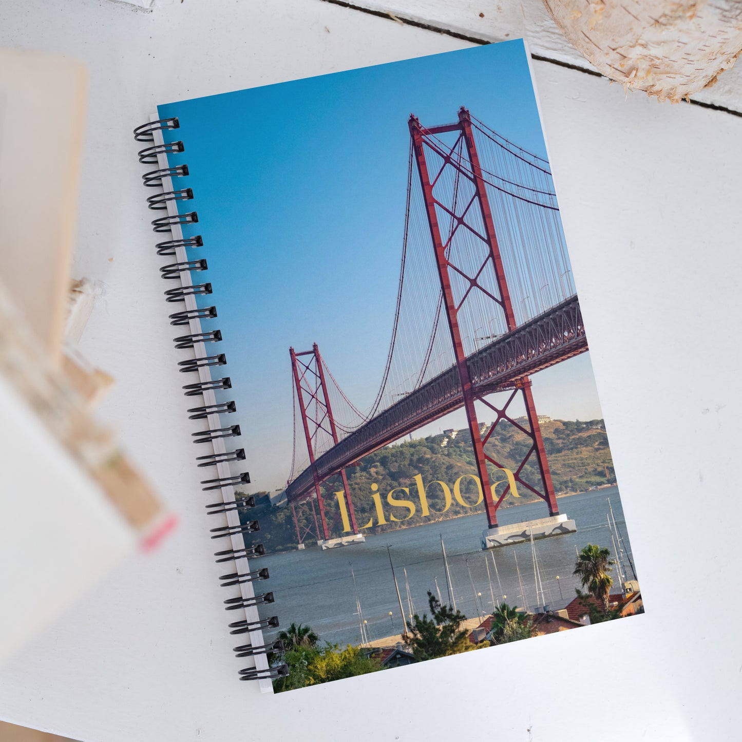 Carnet A5 à spirales « Photo Lisboa »