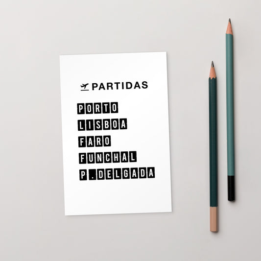 Carte postale « Destination Portugal »