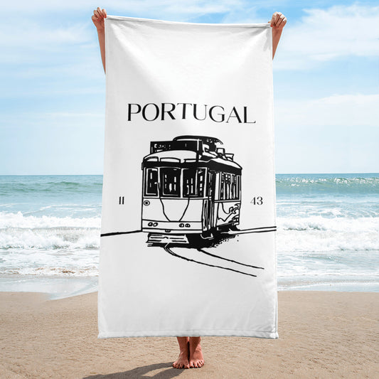 Serviette de plage « Croquis Portugal »
