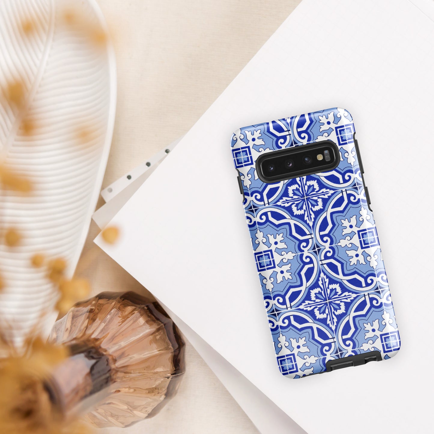 Coque Samsung rigide double protection « Azulejos de Porto »