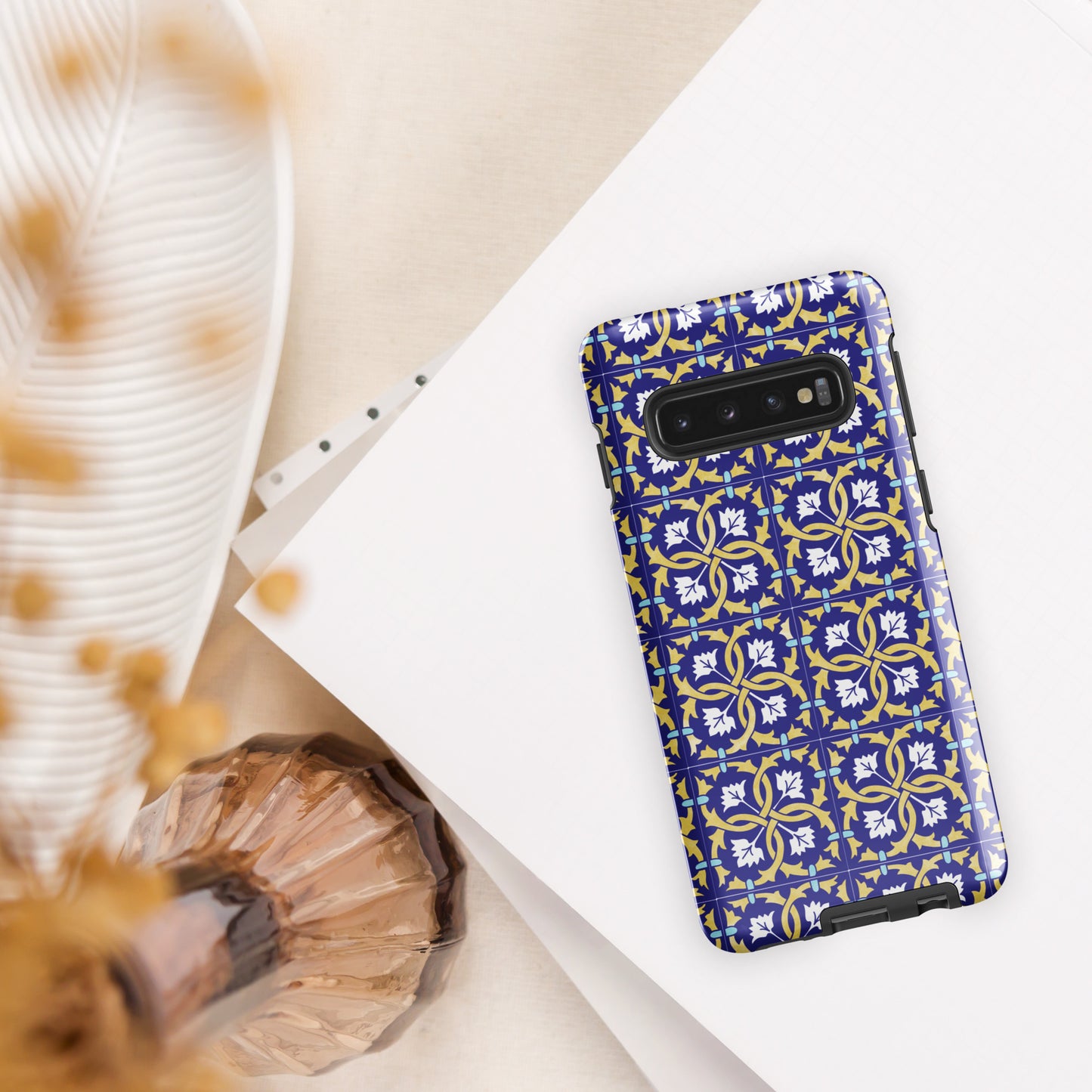 Coque Samsung rigide double protection « Azulejos de Leiria »