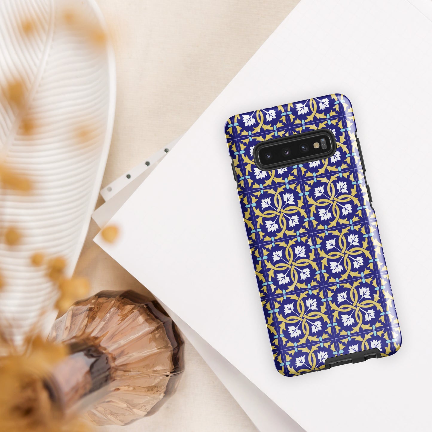 Coque Samsung rigide double protection « Azulejos de Leiria »