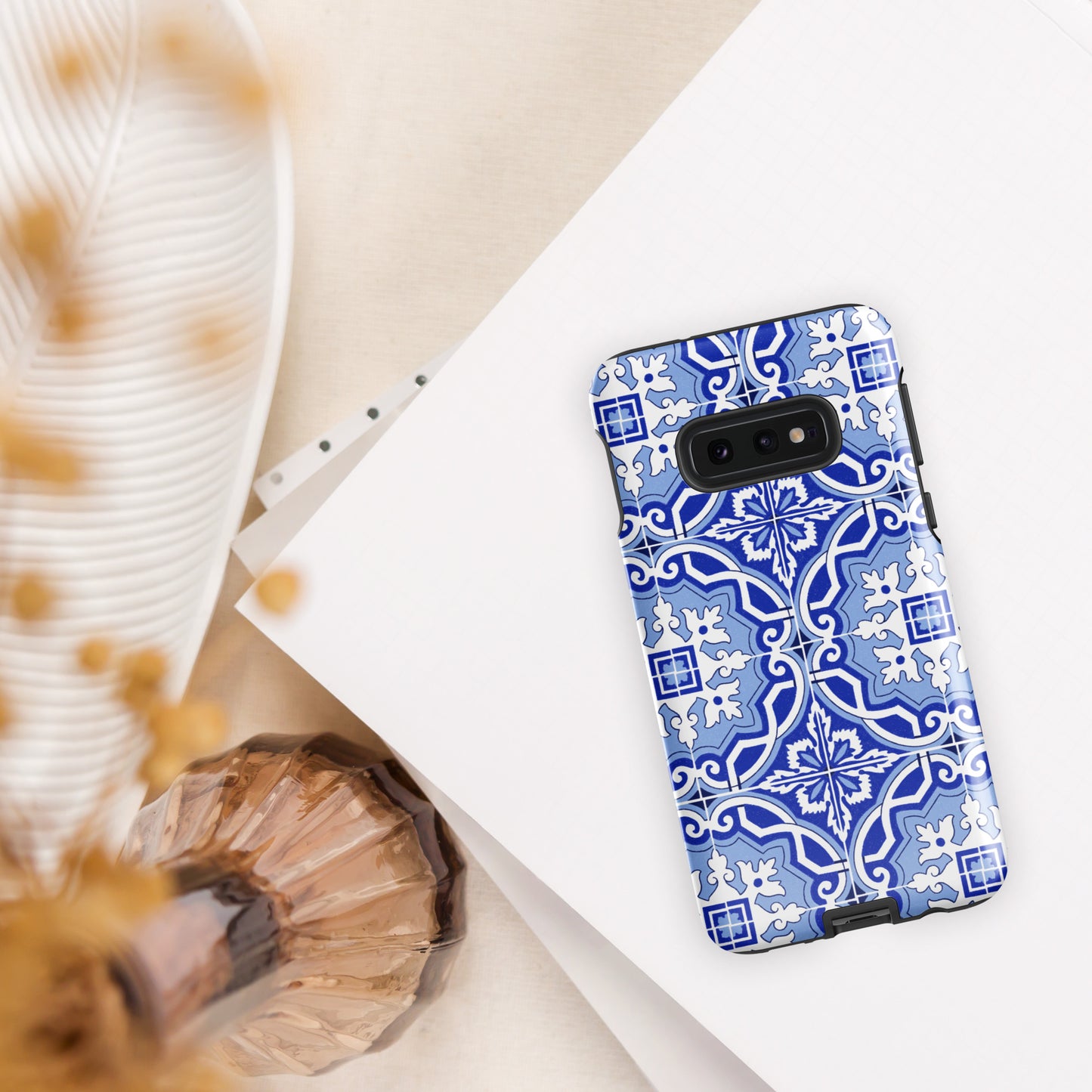Coque Samsung rigide double protection « Azulejos de Porto »