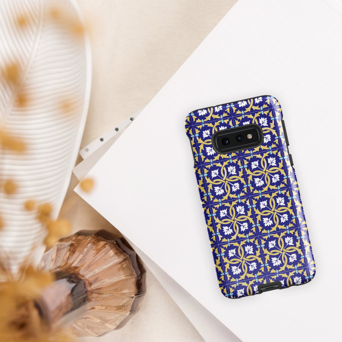 Coque Samsung rigide double protection « Azulejos de Leiria »