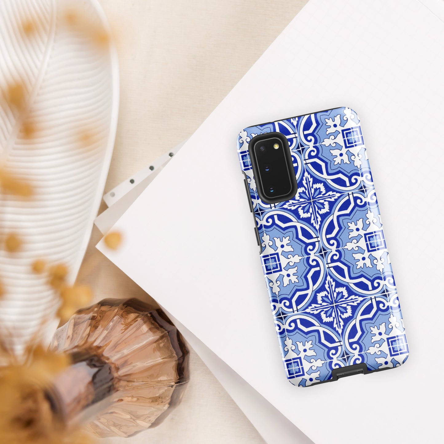 Coque Samsung rigide double protection « Azulejos de Porto »