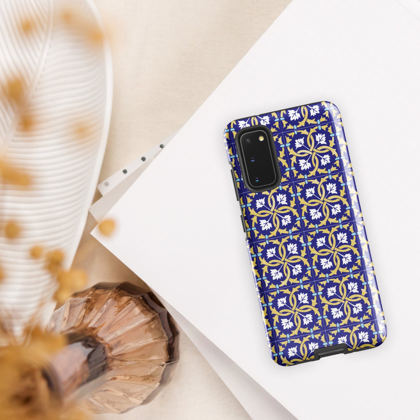 Coque Samsung rigide double protection « Azulejos de Leiria »