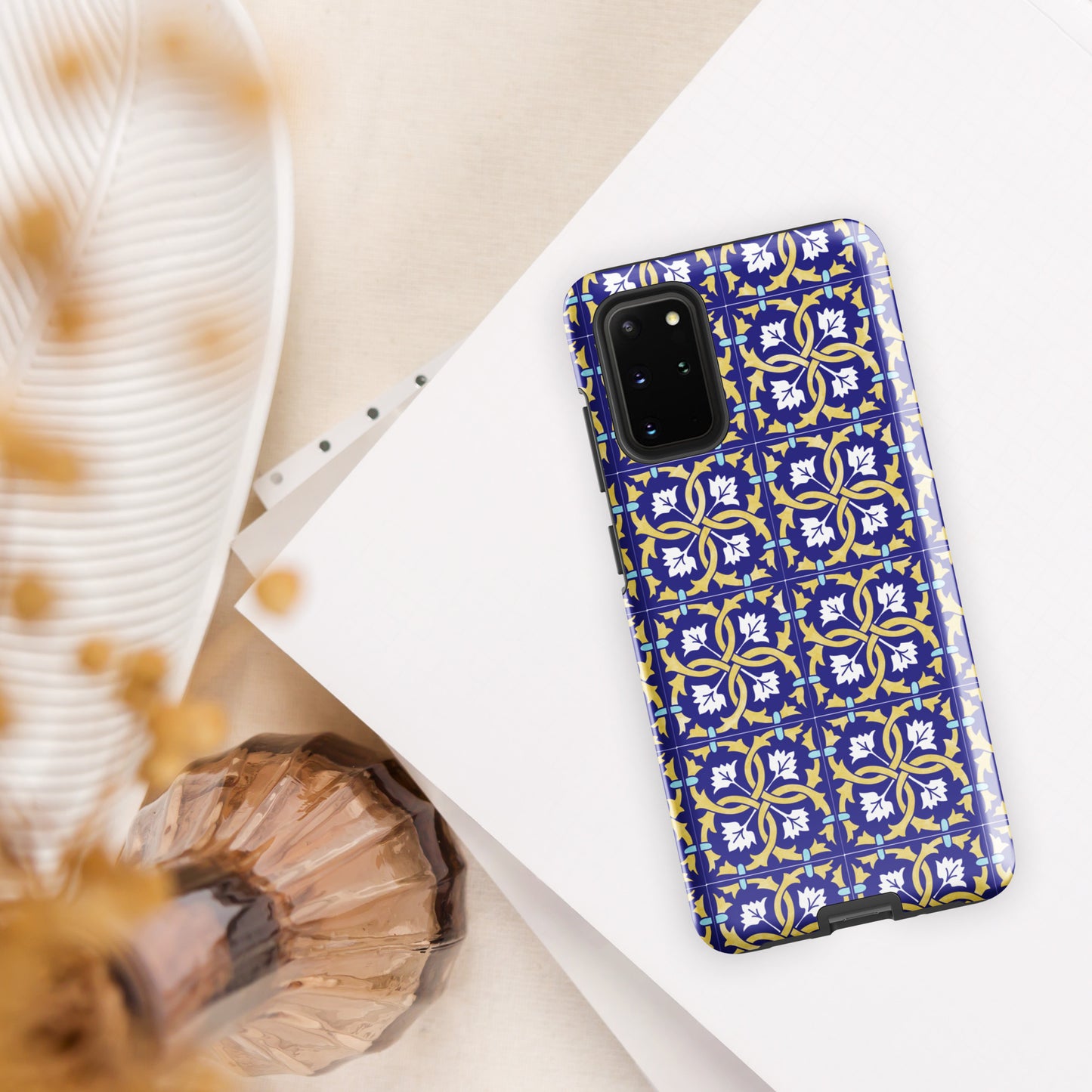 Coque Samsung rigide double protection « Azulejos de Leiria »