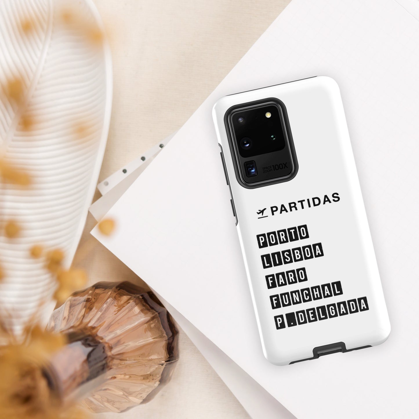 Coque Samsung rigide double protection « Destination Portugal »