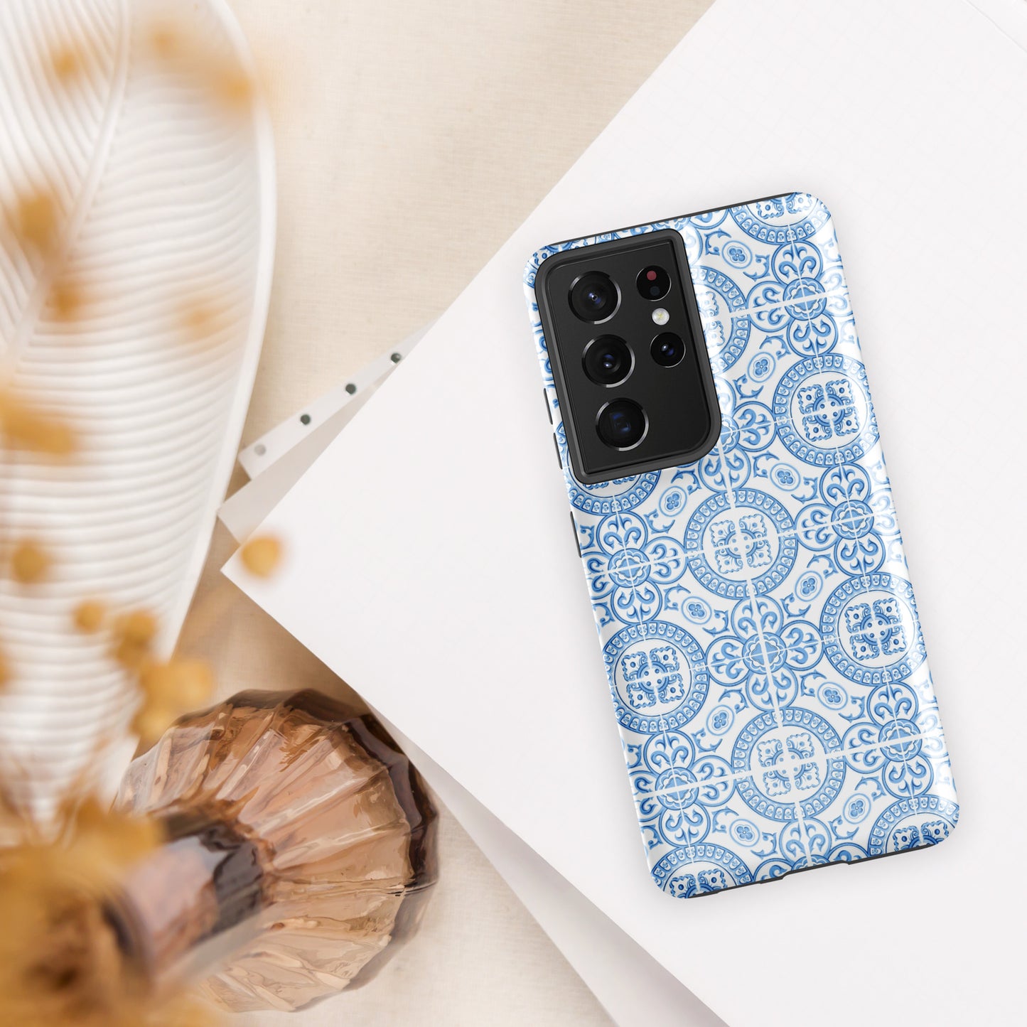 Coque Samsung rigide double protection « Azulejos de Figueira da Foz »