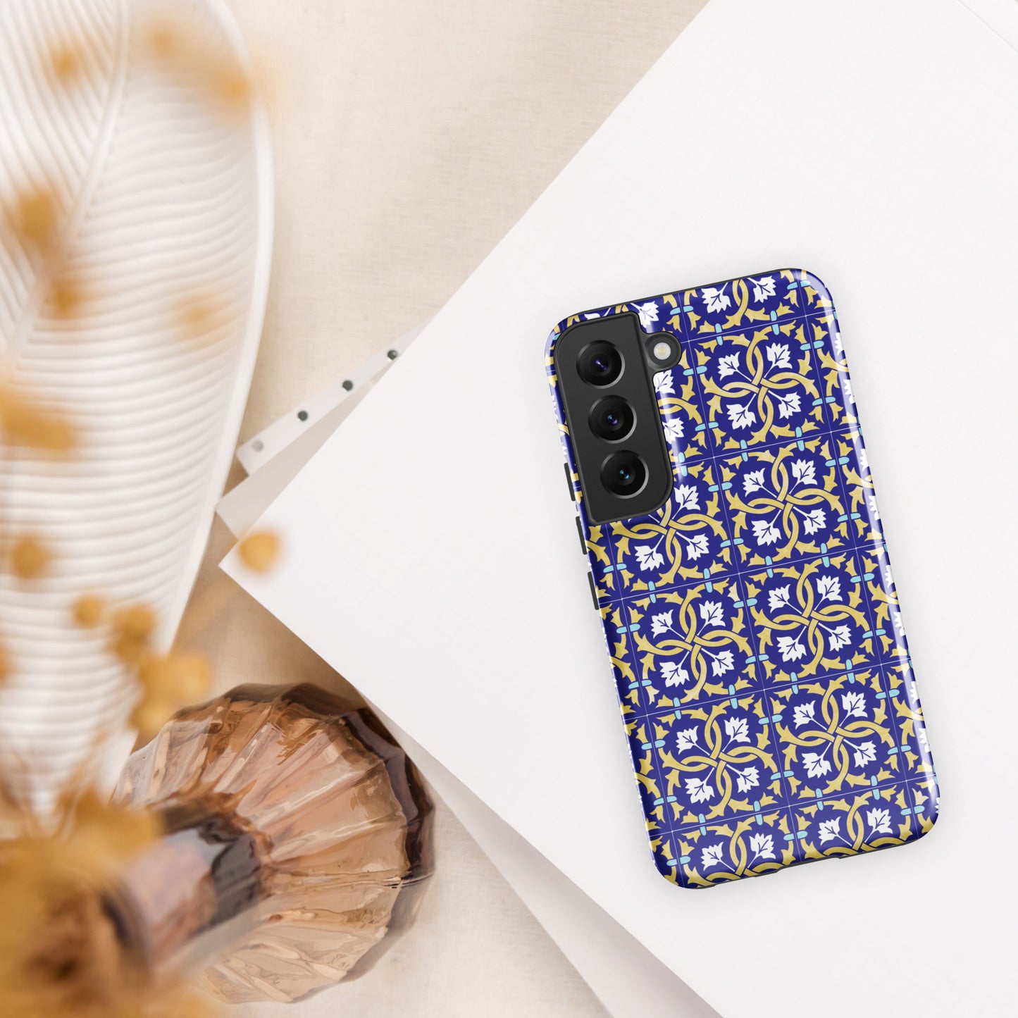 Coque Samsung rigide double protection « Azulejos de Leiria »