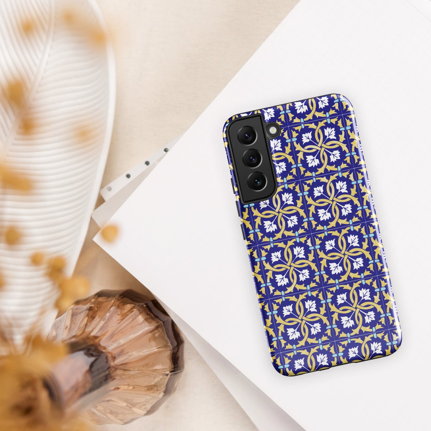 Coque Samsung rigide double protection « Azulejos de Leiria »