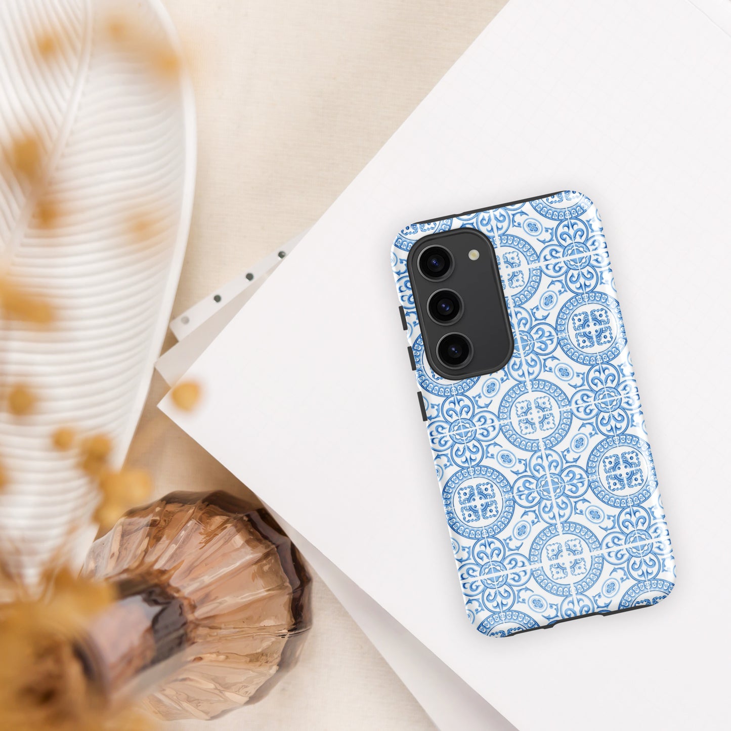 Coque Samsung rigide double protection « Azulejos de Figueira da Foz »