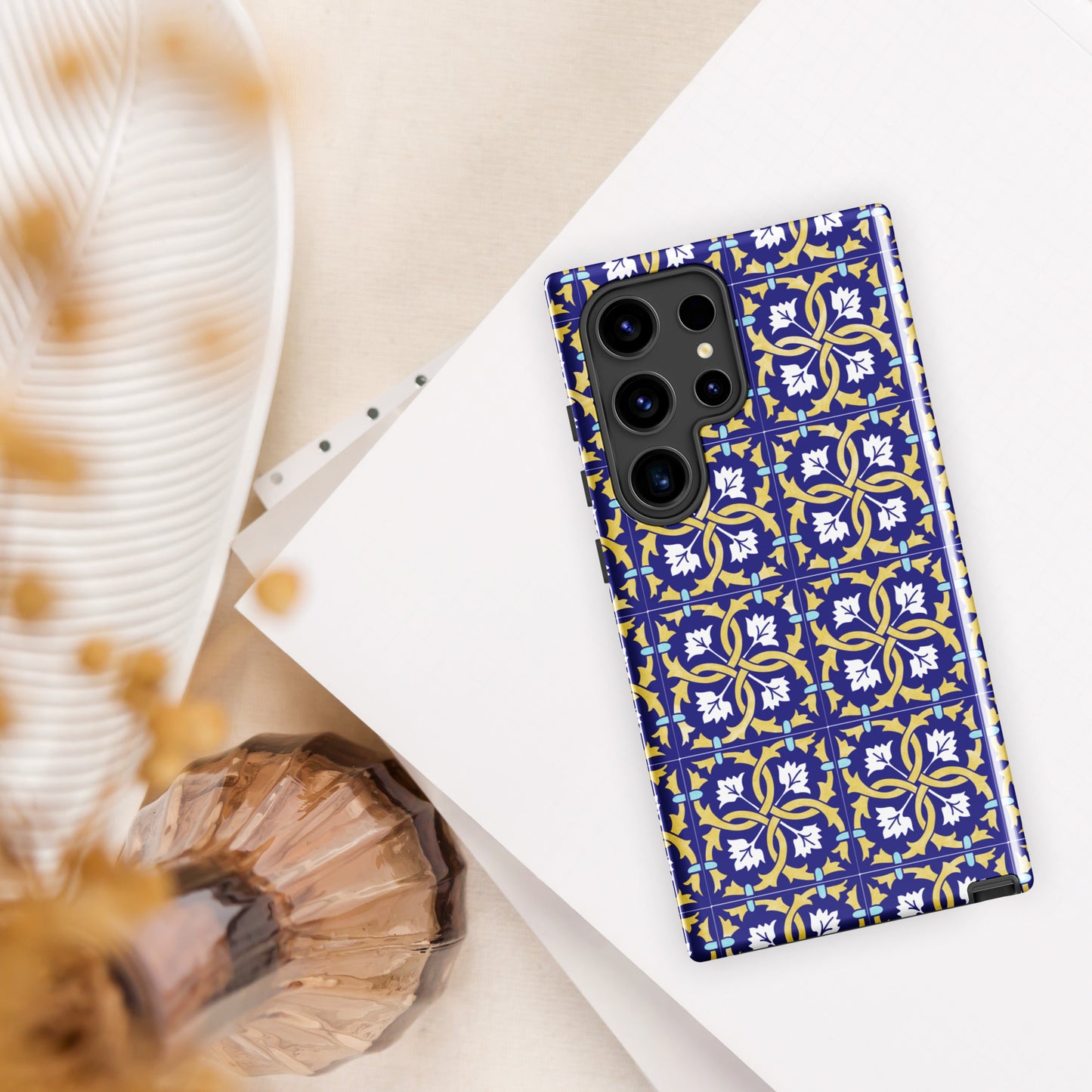 Coque Samsung rigide double protection « Azulejos de Leiria »