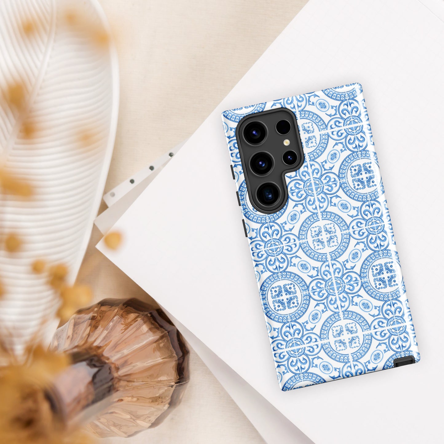 Coque Samsung rigide double protection « Azulejos de Figueira da Foz »