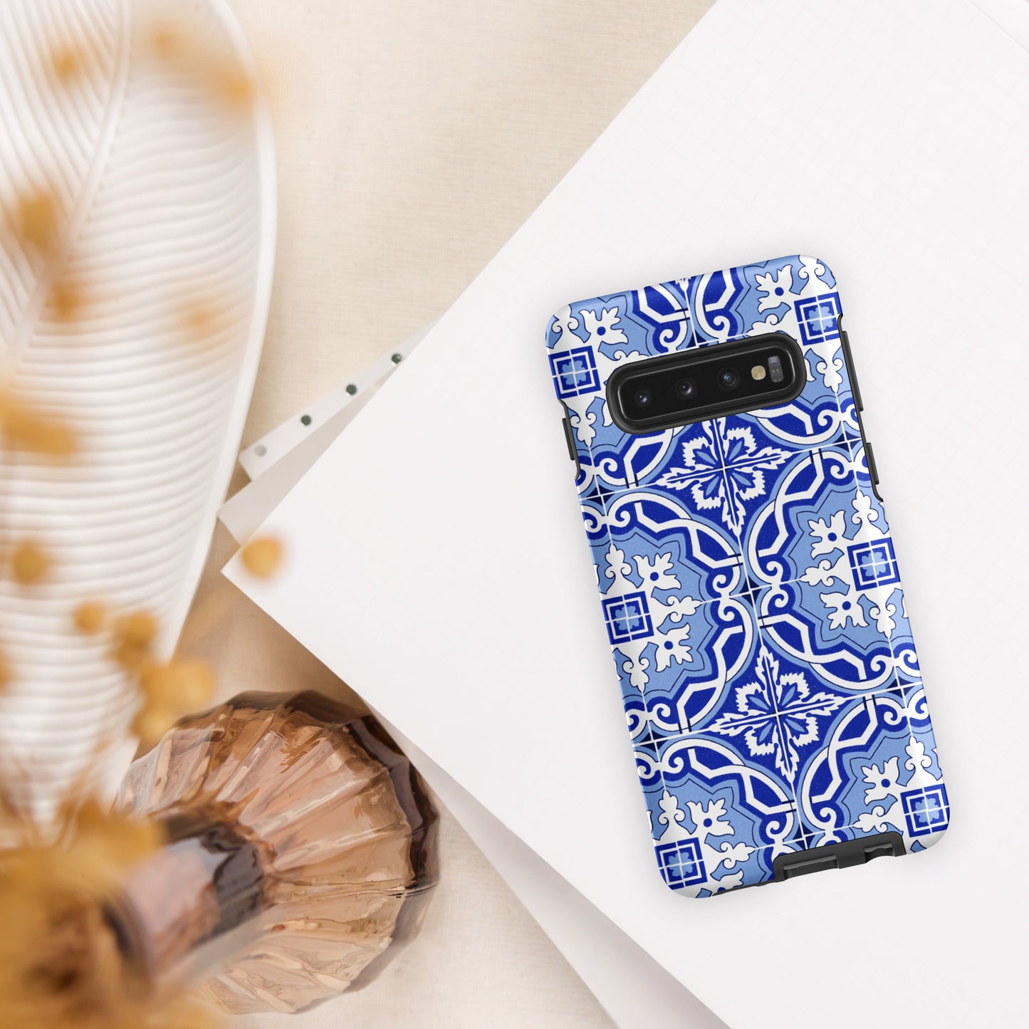 Coque Samsung rigide double protection « Azulejos de Porto »
