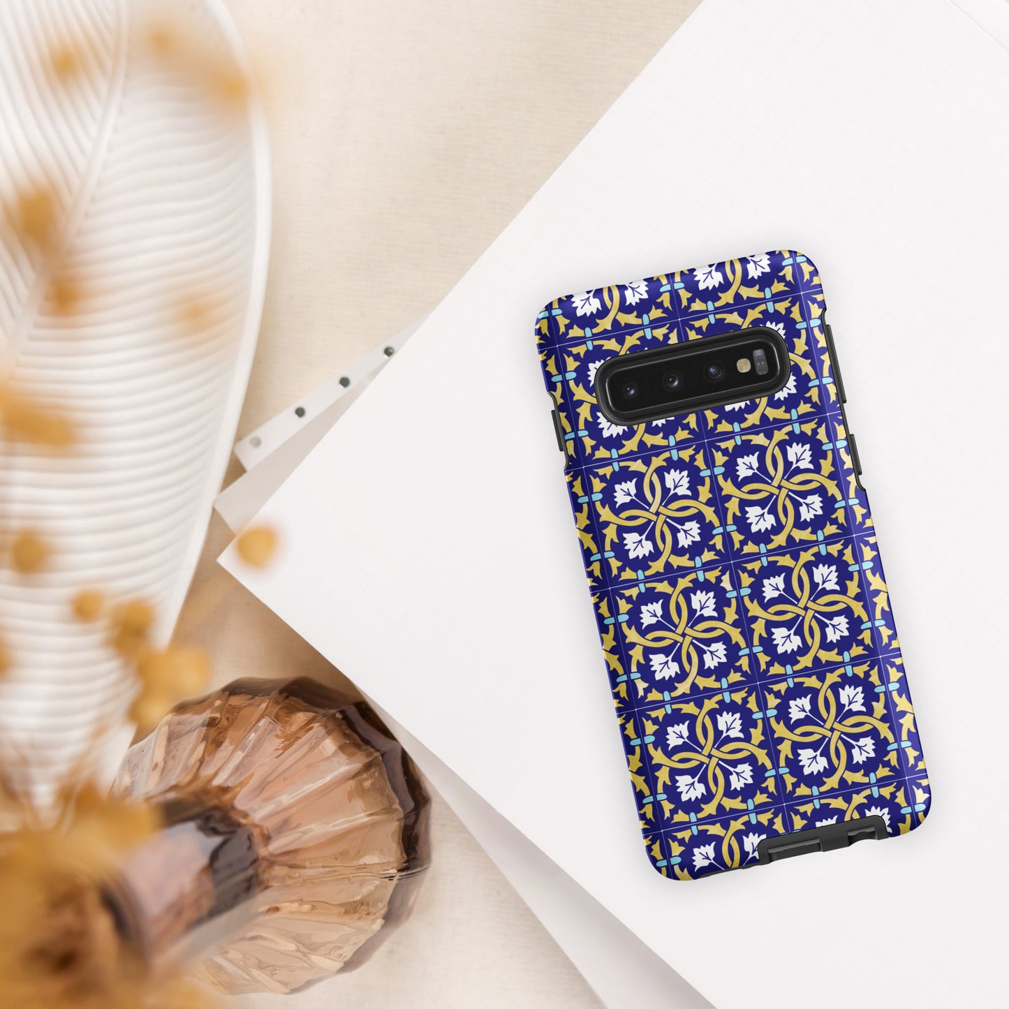 Coque Samsung rigide double protection « Azulejos de Leiria »