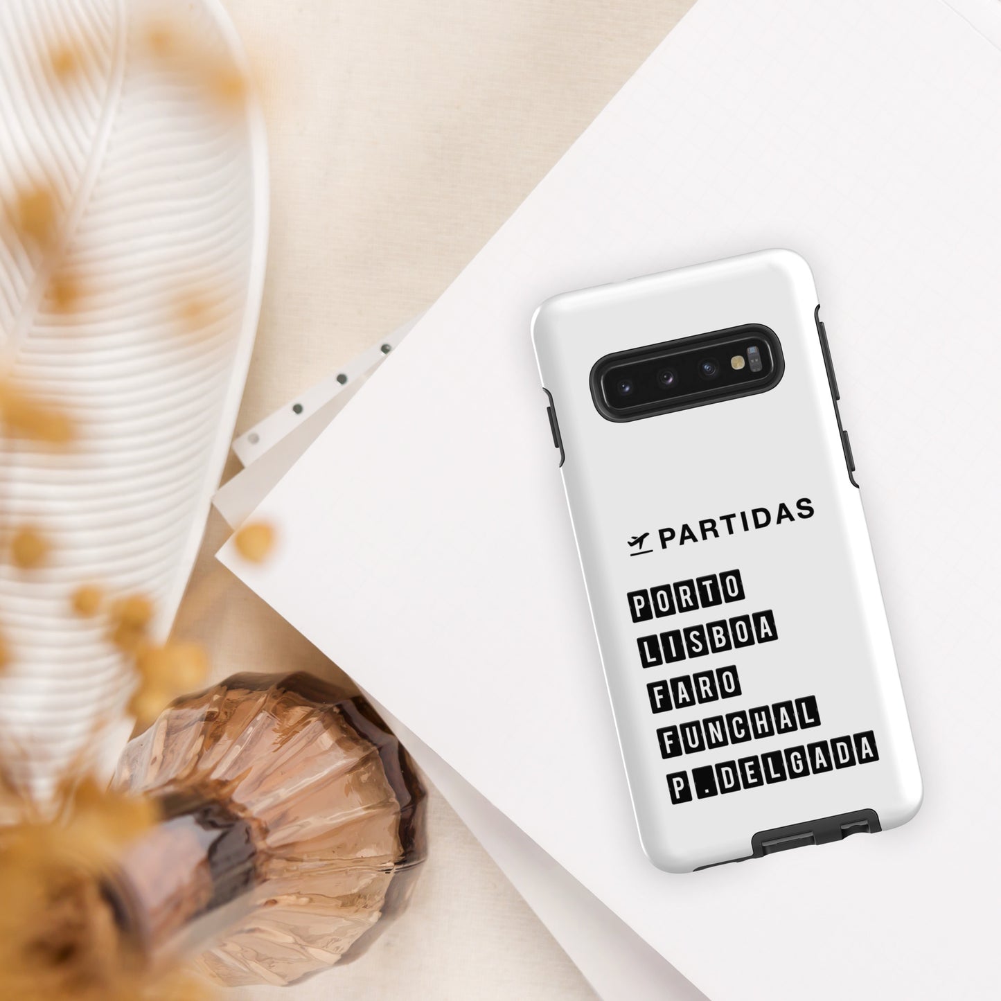 Coque Samsung rigide double protection « Destination Portugal »