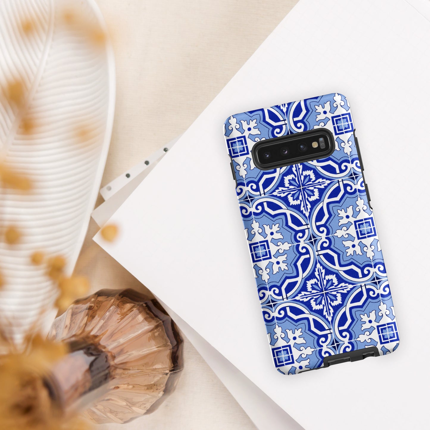 Coque Samsung rigide double protection « Azulejos de Porto »