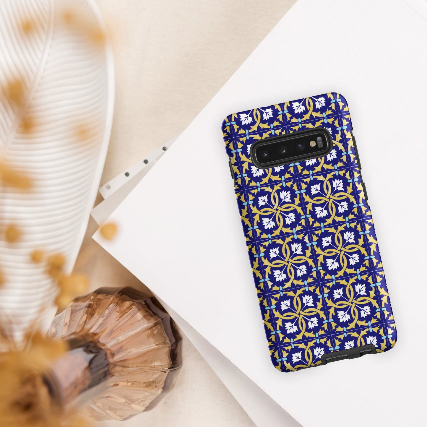Coque Samsung rigide double protection « Azulejos de Leiria »