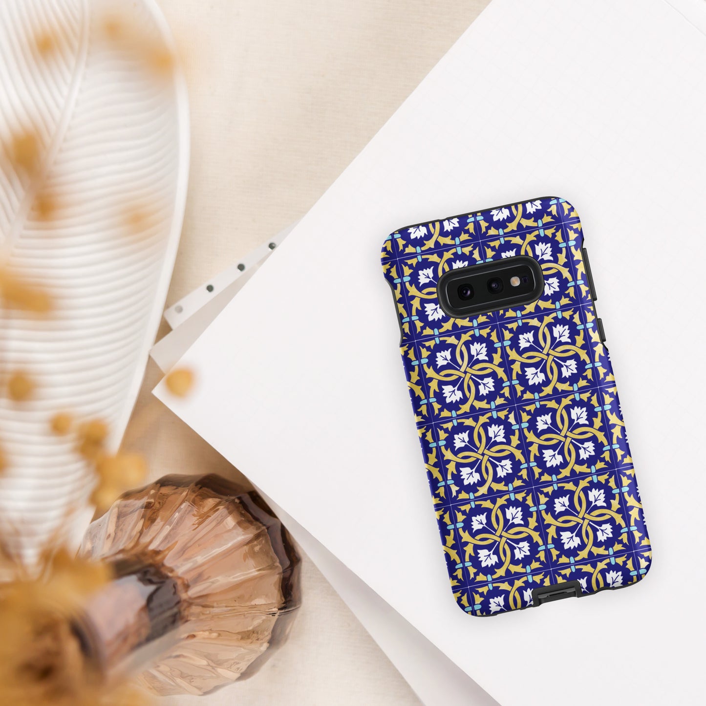 Coque Samsung rigide double protection « Azulejos de Leiria »