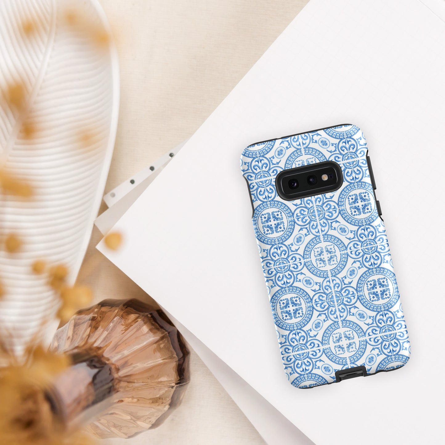 Coque Samsung rigide double protection « Azulejos de Figueira da Foz »
