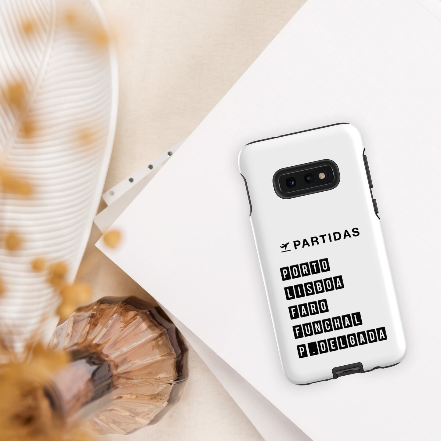 Coque Samsung rigide double protection « Destination Portugal »