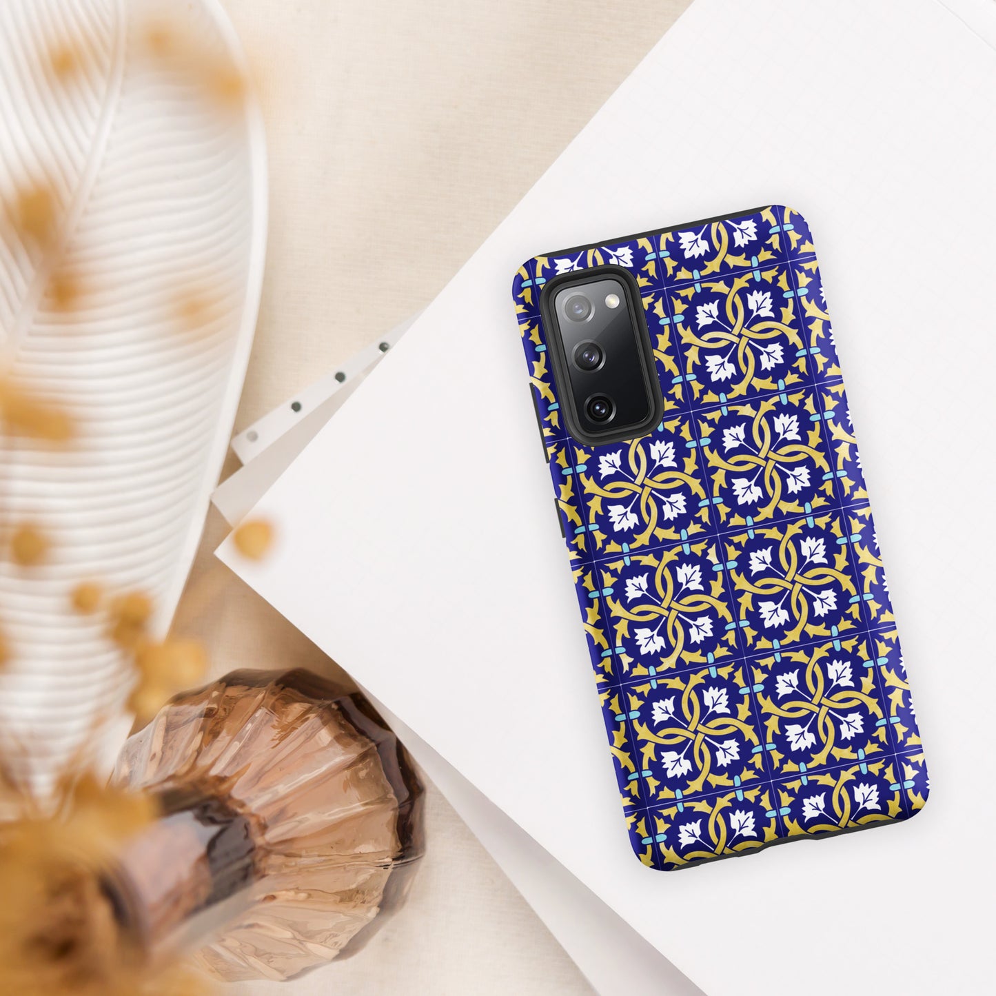 Coque Samsung rigide double protection « Azulejos de Leiria »
